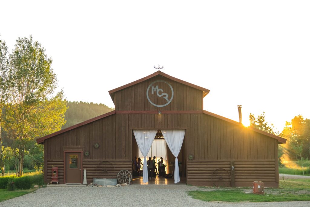 Big barn located at moose creek Ranch