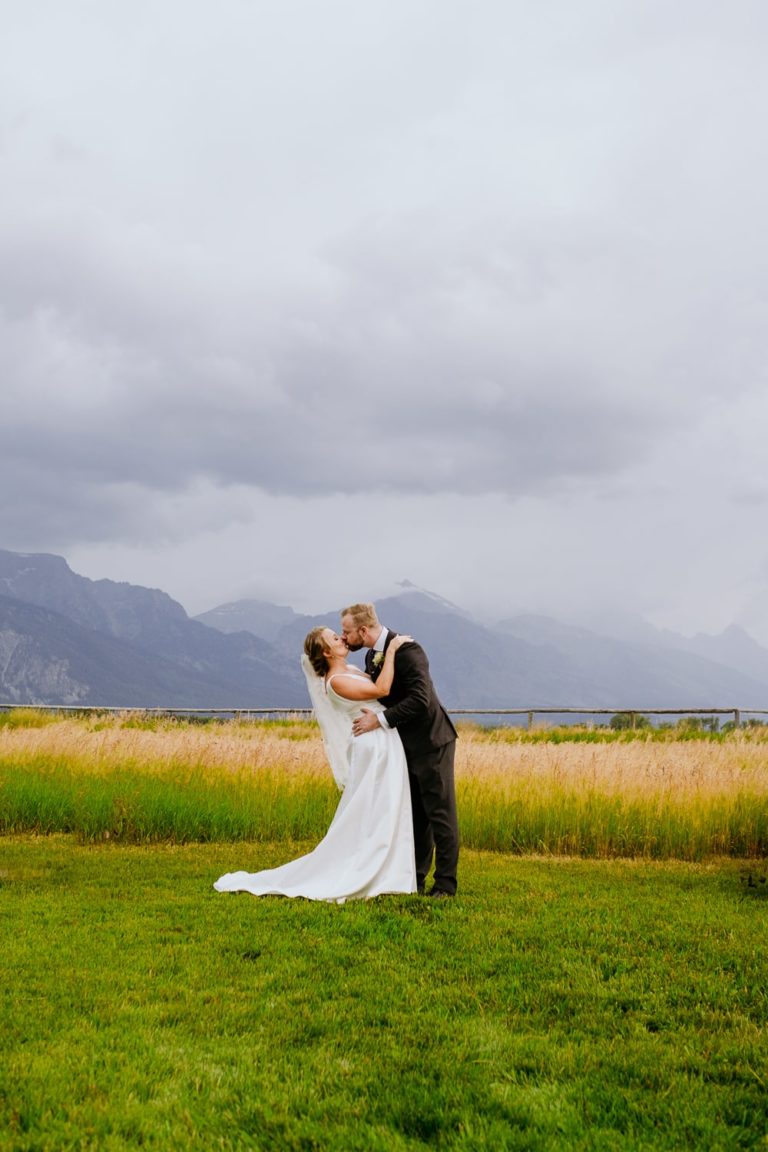 Backyard Jackson Hole Wedding •