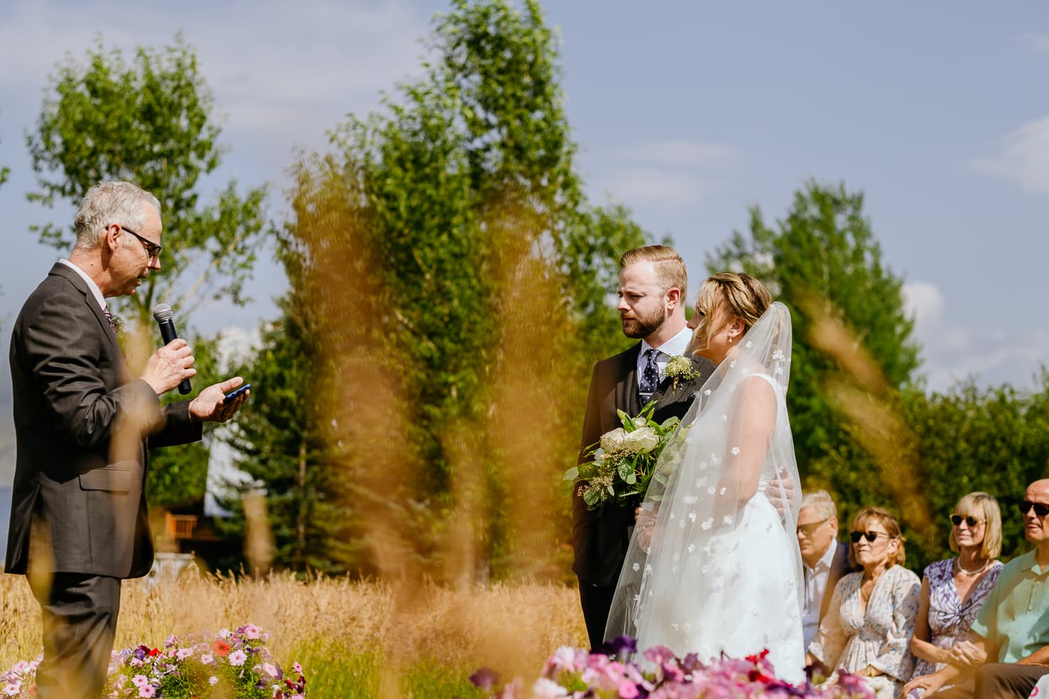 Backyard Jackson Hole Wedding •