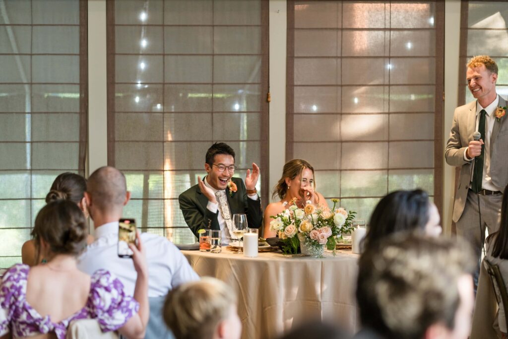 toasts at wedding