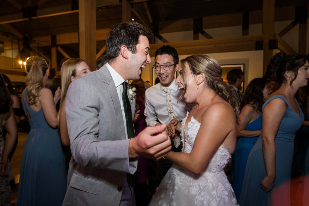 bride dancing on dance floor