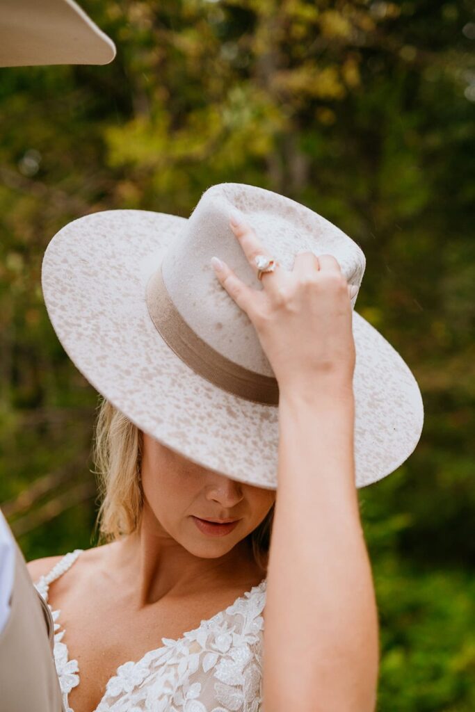 rings on hands grand teton wedding portraits