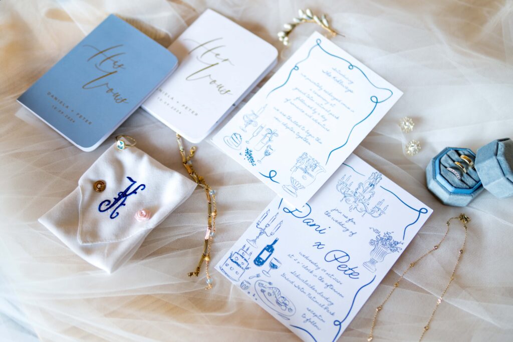 Wedding stationary details