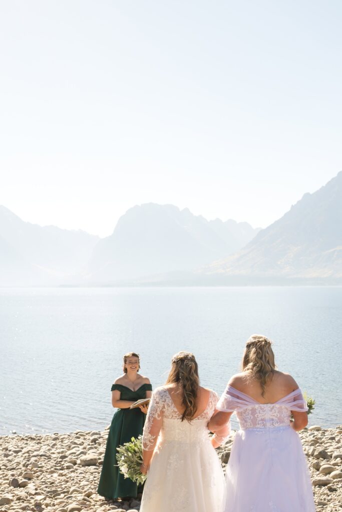 two brides walking down the aisle