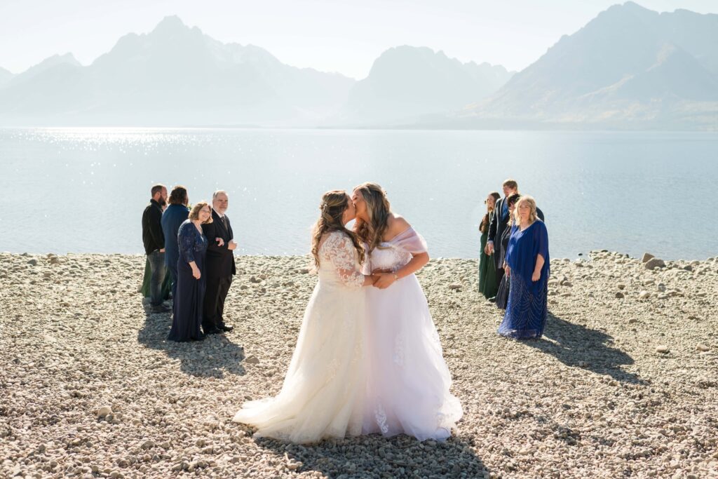 two brides getting married at grand teton national park